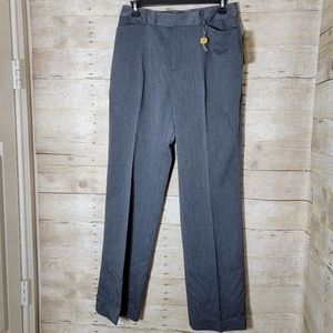 New HW new york, grey dress pants, size 10, 31 inseam